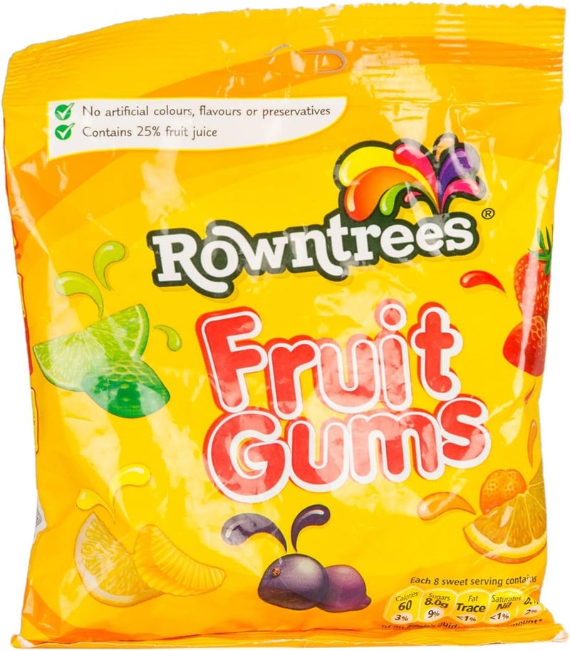 Rowntrees Rowntree's Fruit Gums Bag 150g - Image 1